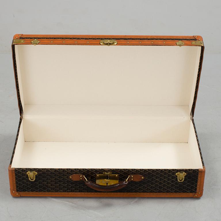 A Goyard suitcase, 1920's.