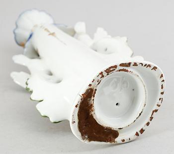 LJUSSTAKE, porslin, möjligen Ryssland, 1800-talets mitt.