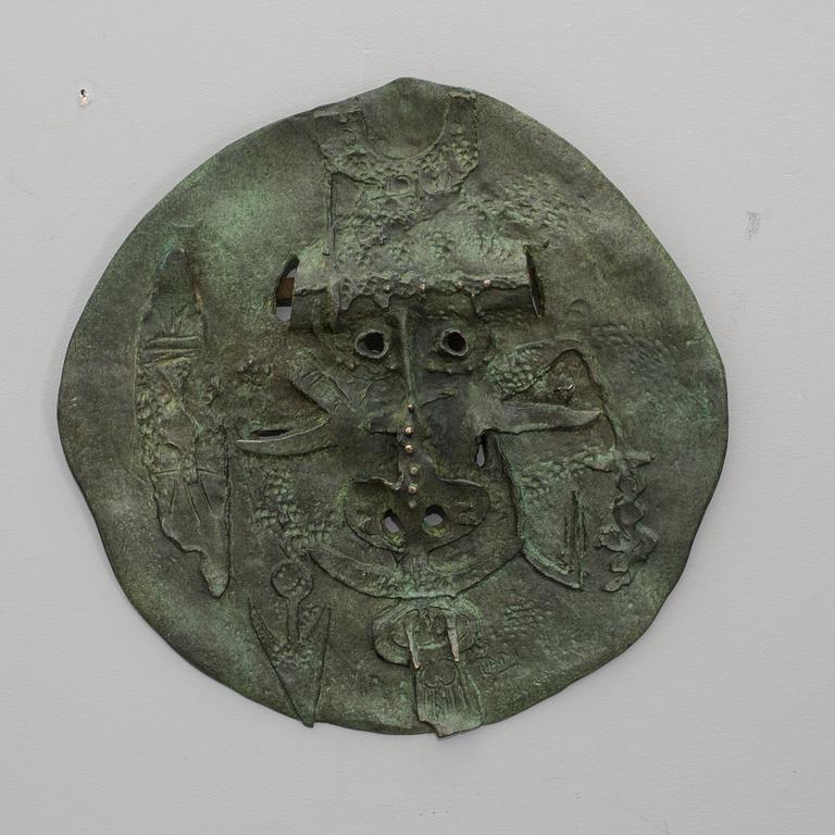 WIFREDO LAM, wall decoration, bronze, signed. Edition of 92 numbered ex and a few unnumbered.