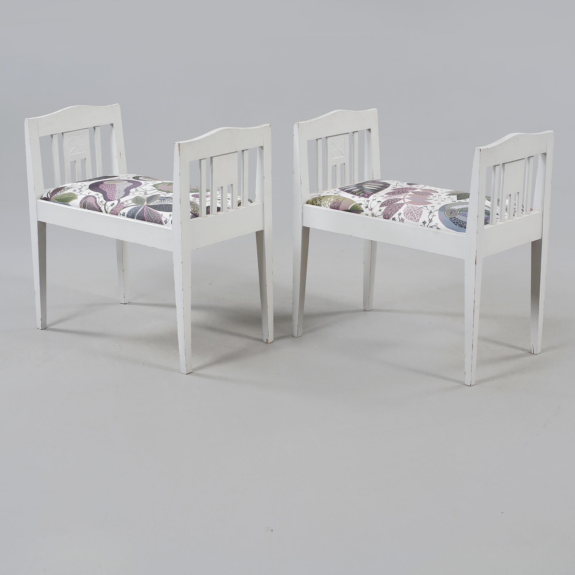 BANKETTER, ett par, jugend, 1900-talets början.