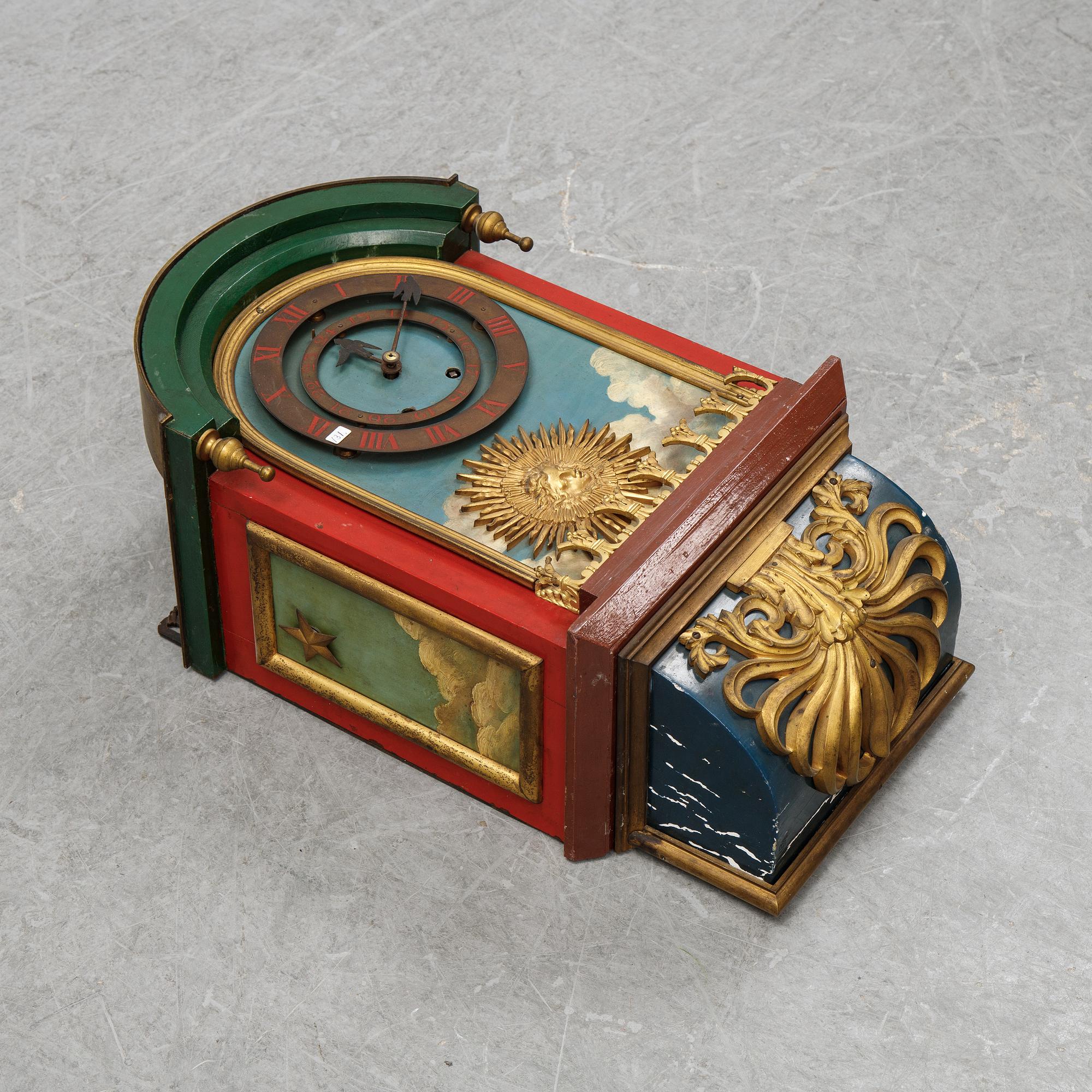 Väggur, Frankrike, 1800-talets andra hälft.