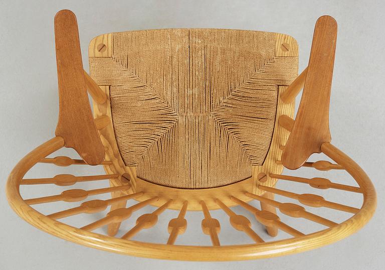 HANS J WEGNER, karmstol "Peacock chair", Johannes Hansen, Danmark.