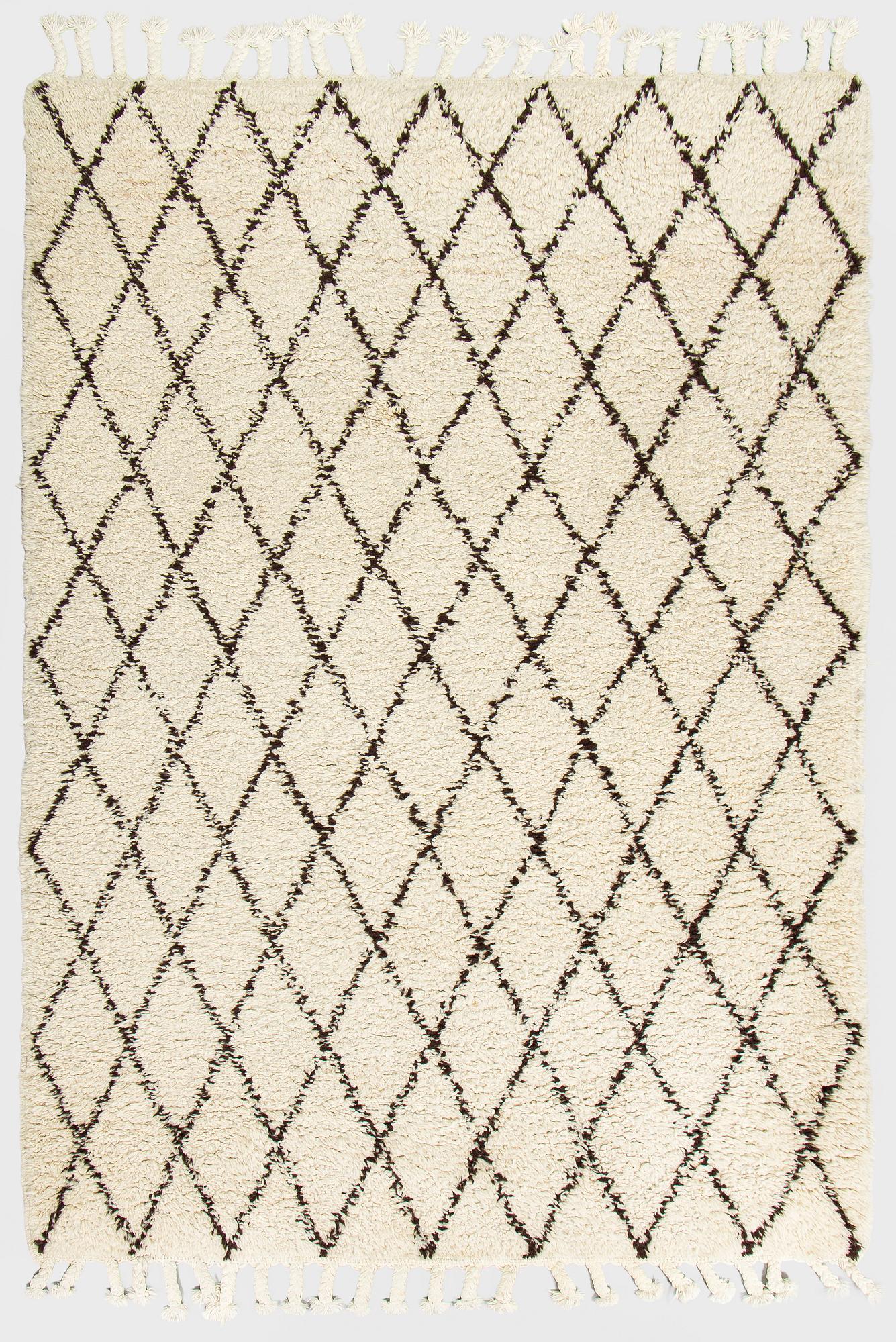 Matto, Marokko, noin 206 x 144 cm.