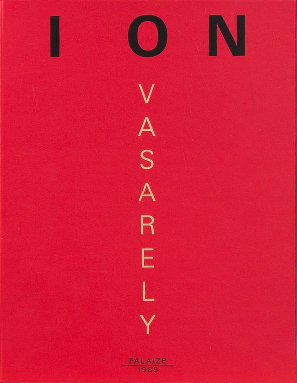 VICTOR VASARELY, 7 serigrafier i mapp, signerade och numrerade.
