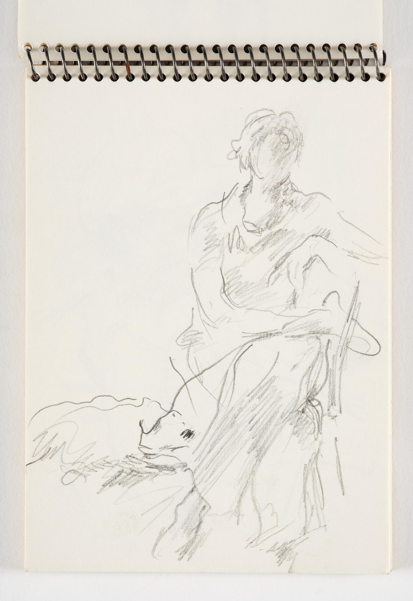 Lotte Laserstein, 4 skissböcker med blyertsteckningar.