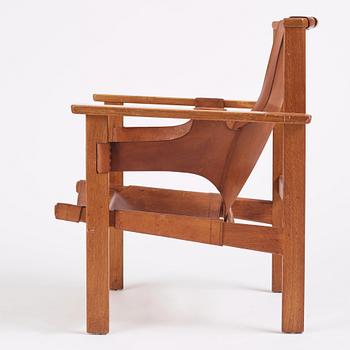 Carl-Axel Acking, a first edition "Trienna", easy chair, cabinetmaker Torsten Schollin, 1950s. Provenance Carl Axel Acking.