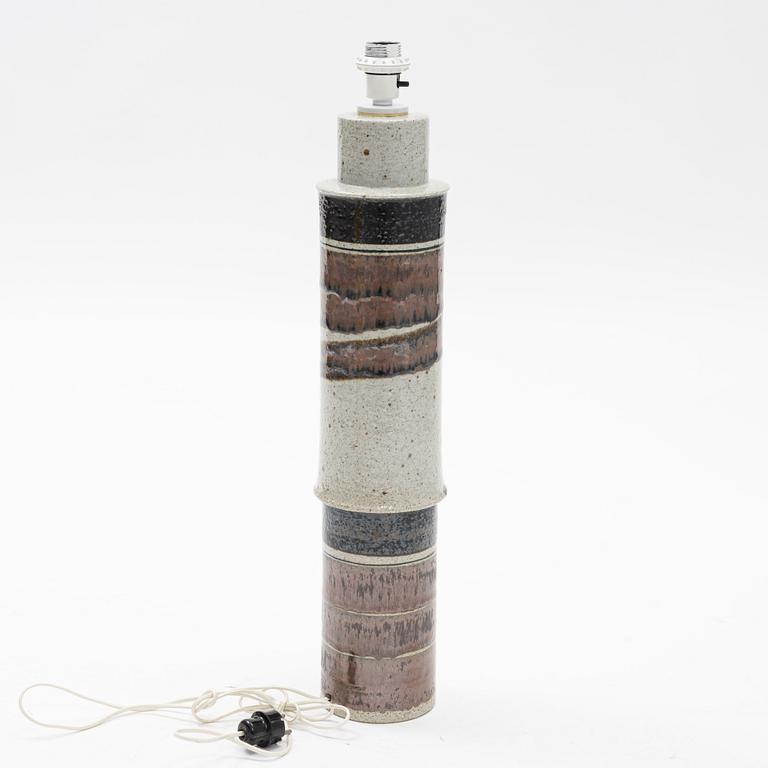 Inger Persson, a stoneware floor lamp, Rörstrand Ateljé.