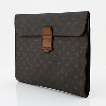 Louis Vuitton, a 1970's monogram canvas briefcase.