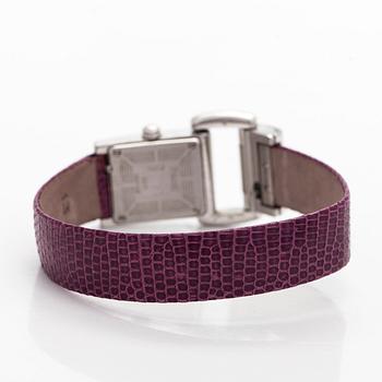 Piaget, wristwatch, Miss Protocole, 25 x 17,5 mm, 18K white gold, quartz, sapphire crystal.