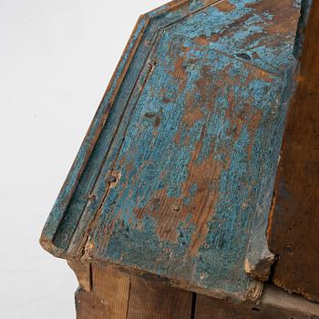 A painted late Baroque cabinet, 18th century.