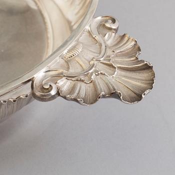 TERRINER, ett par, sterlingsilver. Louis XV-stil. Franska exportstämplar efter 1879.