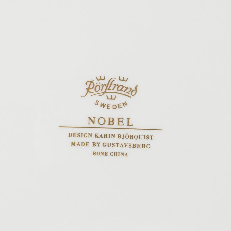 Karin Björquist, dessert plates, 12 pcs, "Nobel", Rörstrand/Gustavsberg.