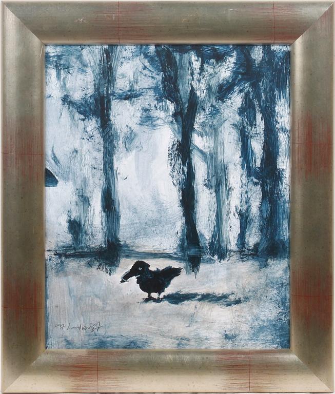 ULF LUNDQVIST, gouache, sign.