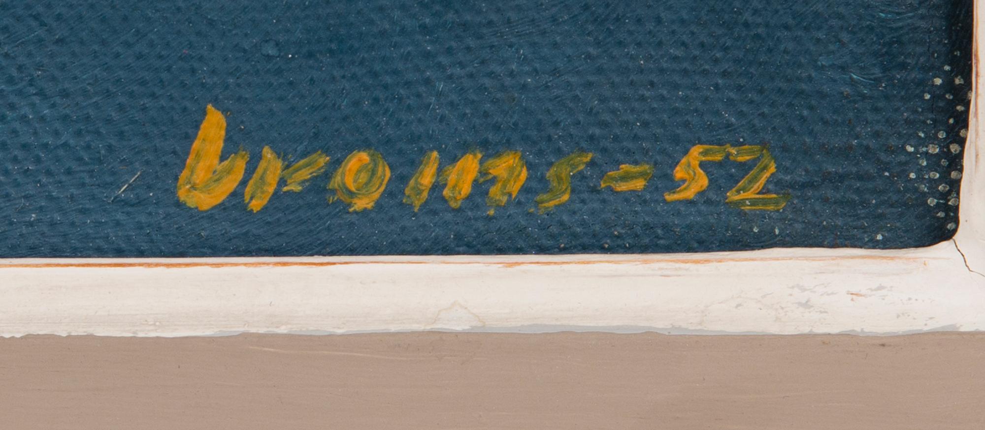 ARVID BROMS, oil on canvas, signed and dated -52.