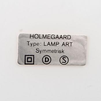Per Lütken, bordslampor, ett par, Holmegaard, Danmark, 1900-talets senare del.