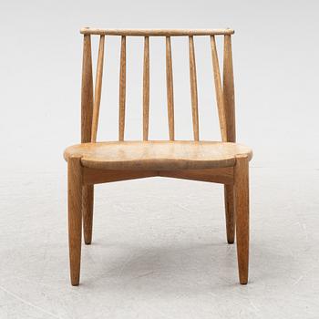 Bendt Winge, an oak 'Fireplace chair' Aase Möbler, Norway, 1950's.
