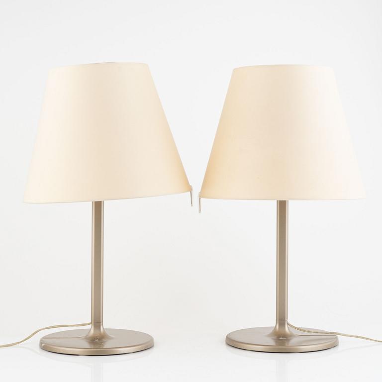 Adrien Gardère, a pair of 'Melampo' table lights, Artemide, Italy, 21st Century.