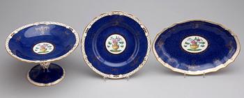 SERVISDELAR, 10 st, porslin, Copeland Spodes, England, 1900-tal.