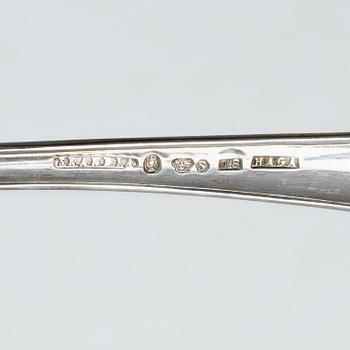 Cutlery, 12 pieces, silver, “Haga”, Skandia Silver-& Nysilver Ab, Stockholm, 1938–1942.