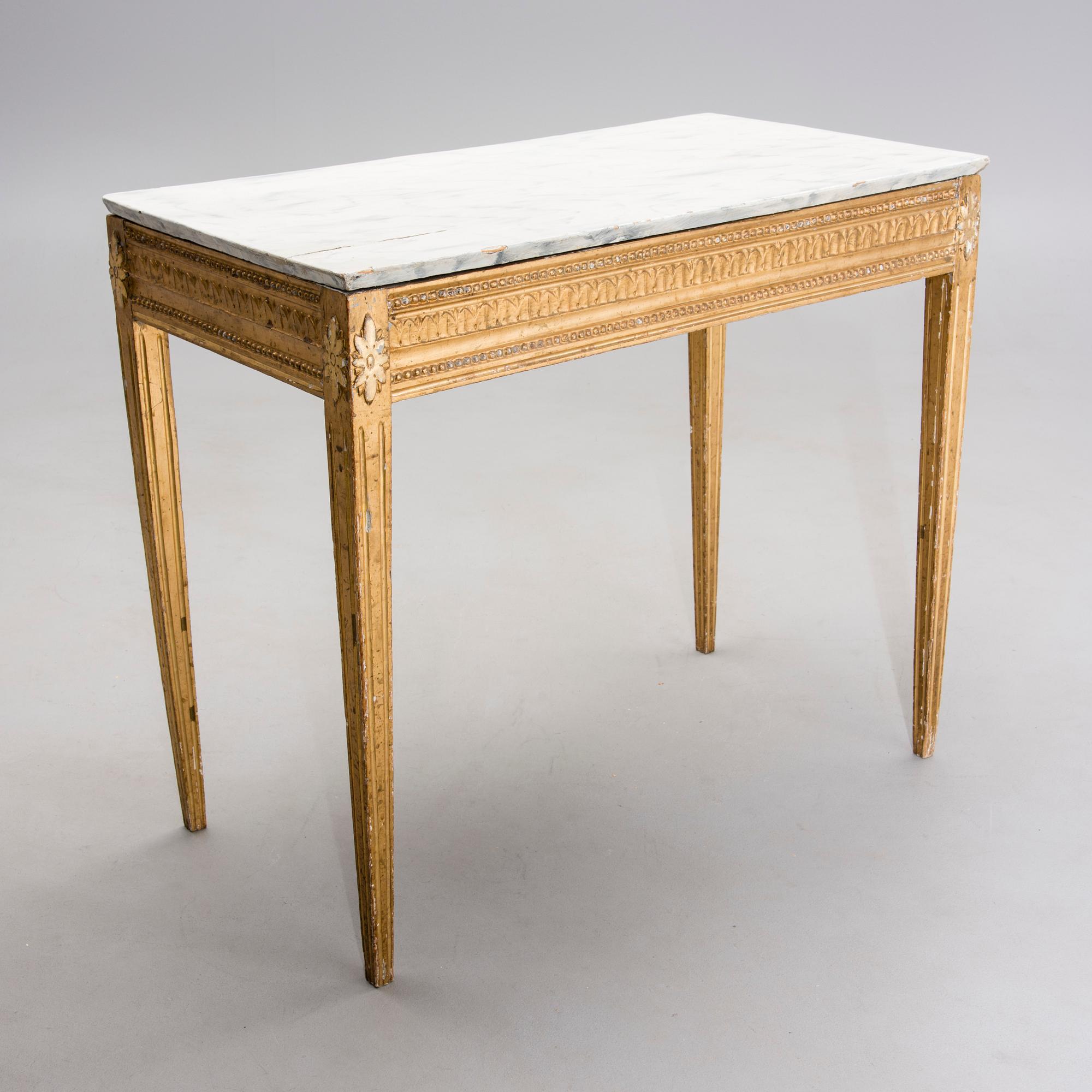 KONSOLBORD, gustavianskt 1700-talets slut.