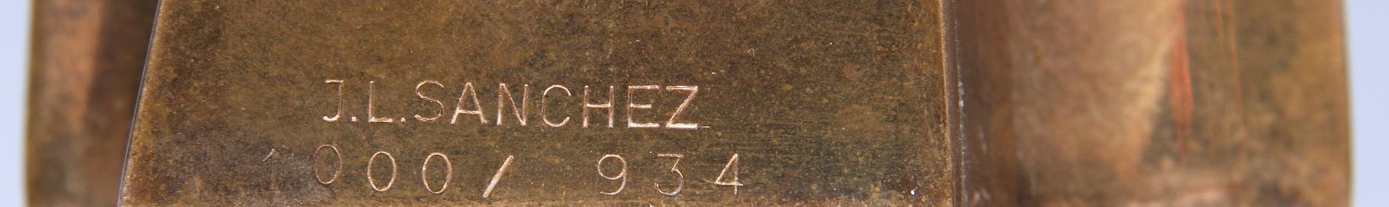 JOSE LOUISE SANCHEZ, skulptur, brons, sign o numr.