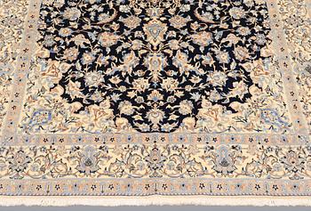 Matto, Nain part silk s.k 6LAA, ca 248 x 155 cm.