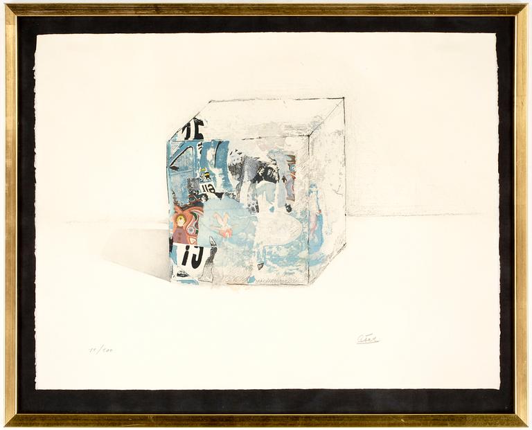 CÉSAR BALDACCINI, färglitografi. Sign o numr 11/100.