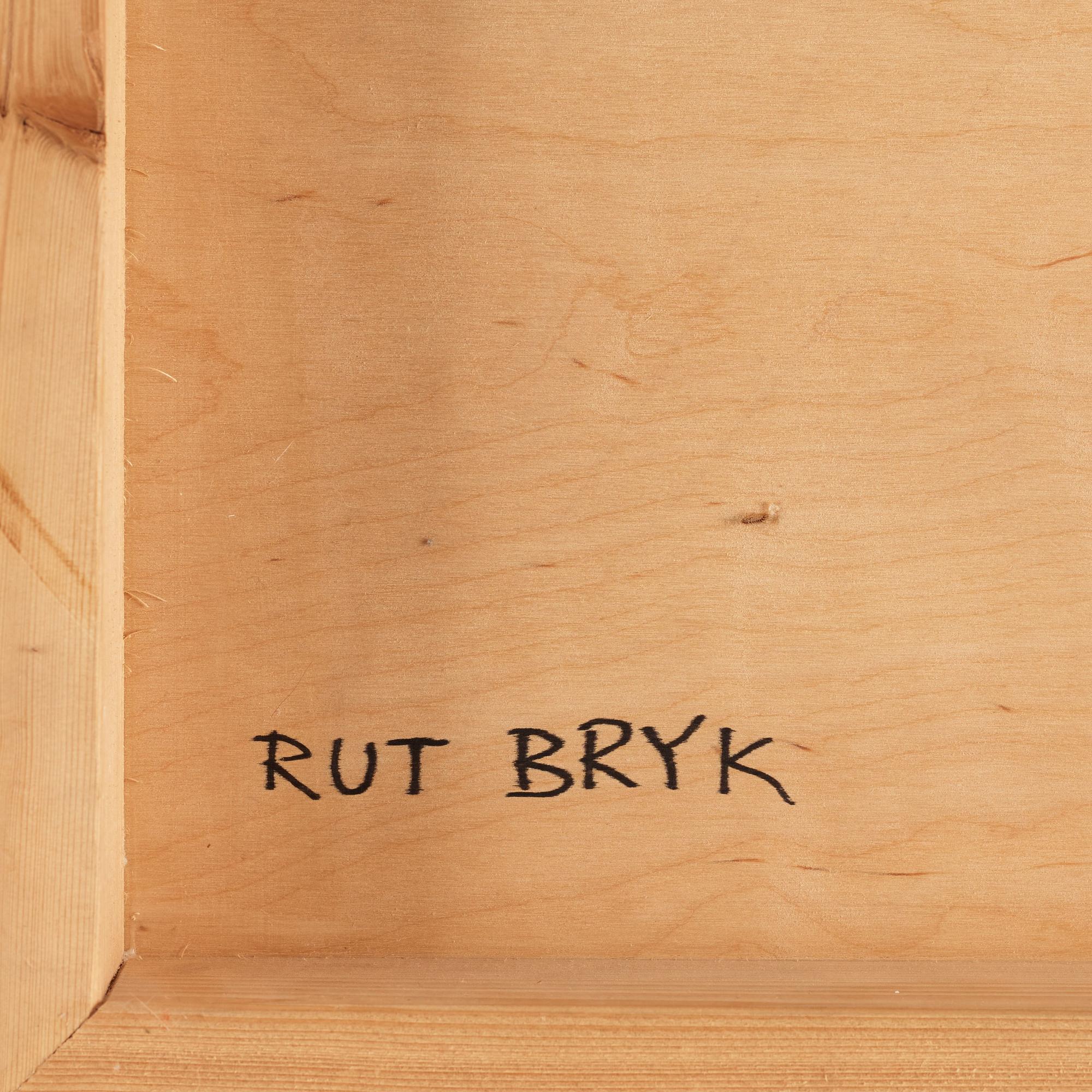 Rut Bryk, a stoneware wall relief, Arabia, Finland 1970's.