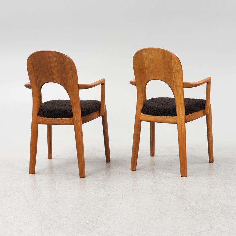 Niels Koefoed, armchairs, a pair, Denmark, 1960s.