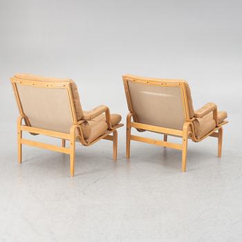 Bruno Mathsson, a pari of 'Ingrid' easy chairs, Dux.