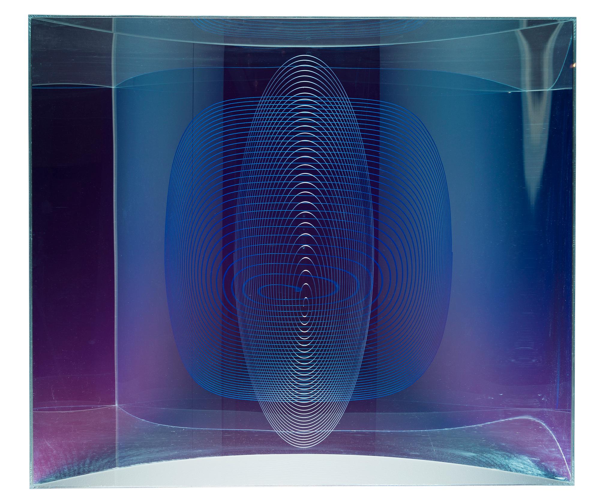 HANS CHRISTIAN BERG, "VISUAL VORTEX-LUMINAL BLUE".