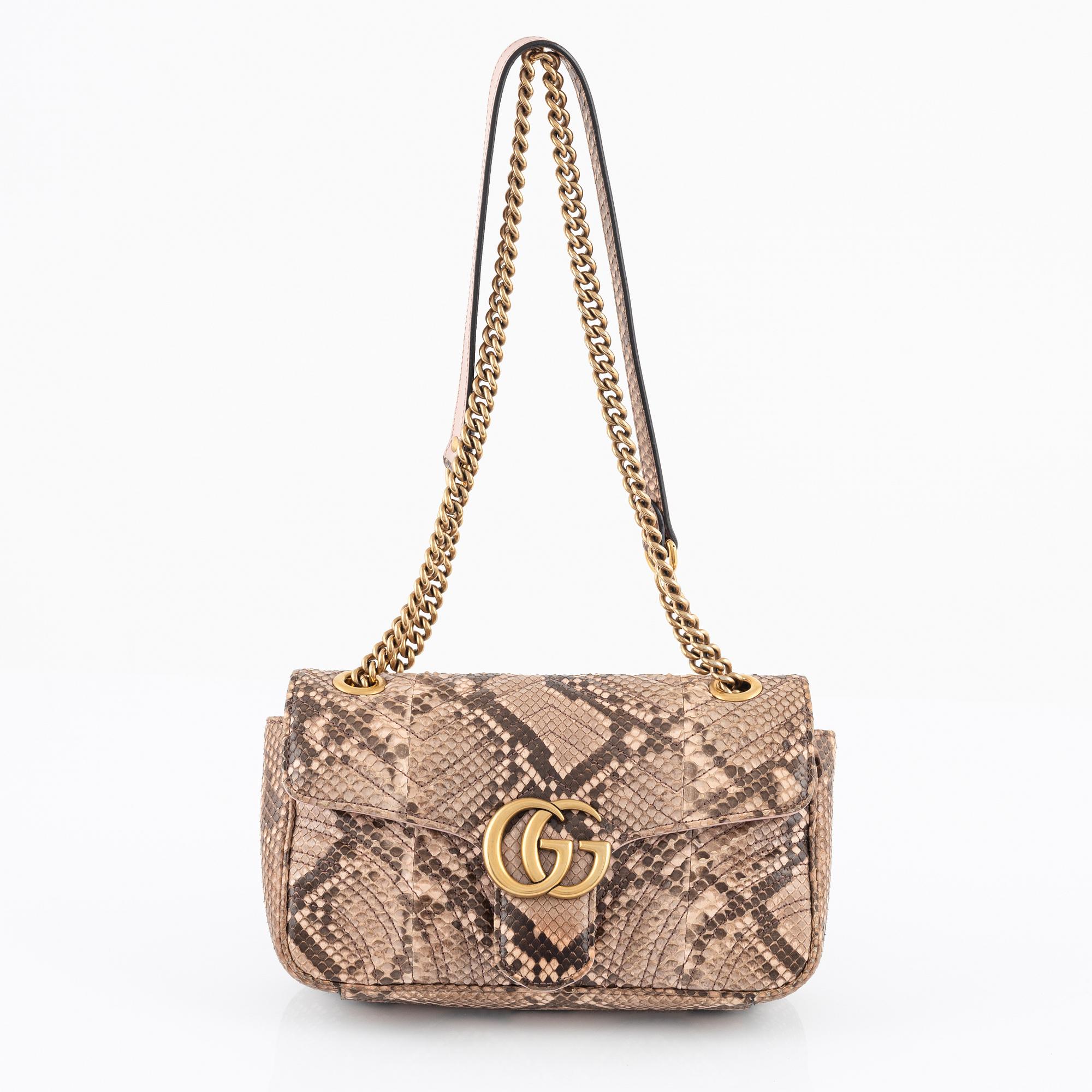 Gucci, Bag, "GG Marmont Python".