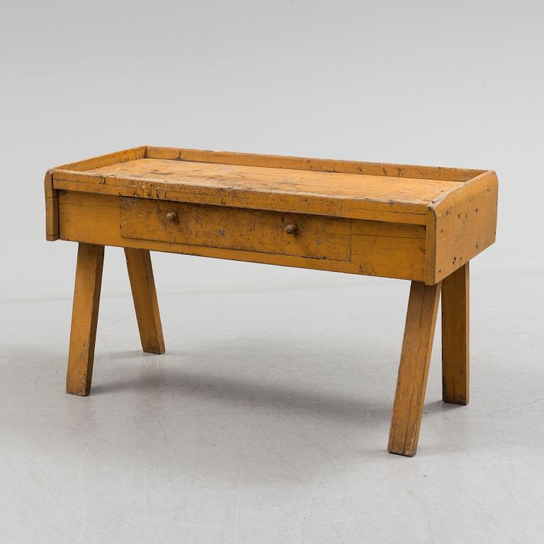a cobblers table from the 19th century.