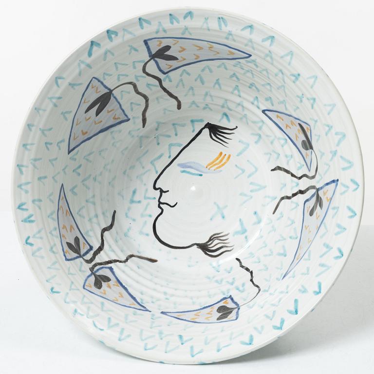 Herman Fogelin, Skål, stengods, signerad.