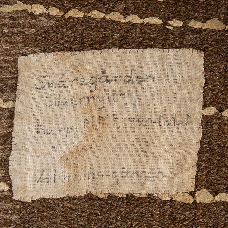 Märta Måås-Fjetterström, according to lable, A Swedish 1920s flat weave 122 x 74 cm.