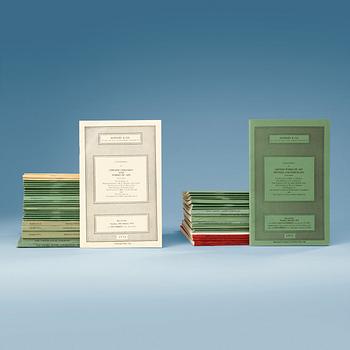 1811. A set of 50 Sothebys Catalogues covering the years 1973-74.