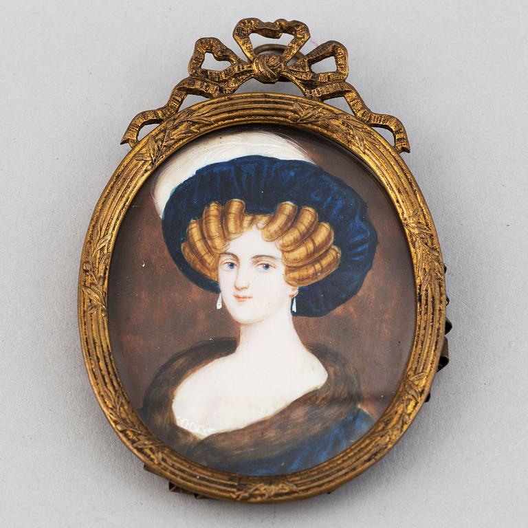 Unknown artist 19th/20th Century. Miniature. Unsigned.