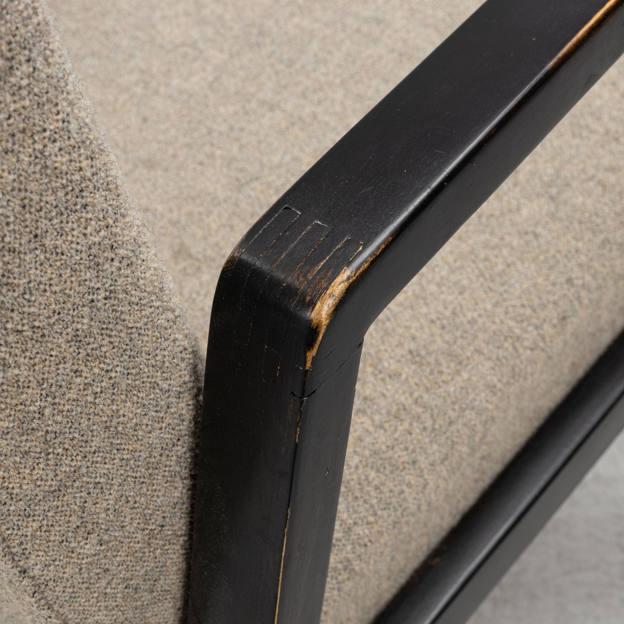 Alvar Aalto, a pair of armchairs model "403", Artek, Finland, mid-20th century.