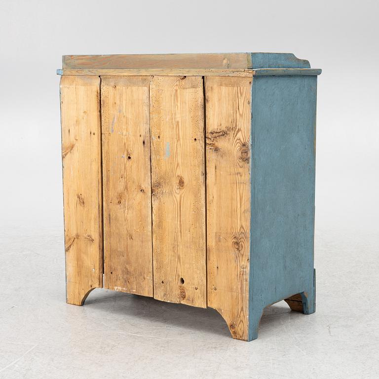 A 19th century chest of drawers.