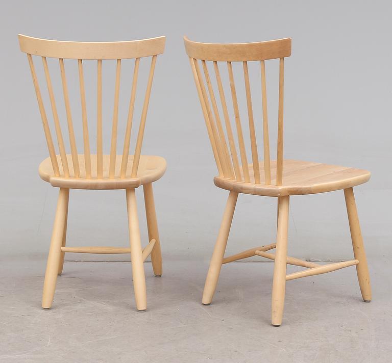 STOLAR, 4 st, "Lilla Åland", Carl Malmsten, Stolab, 2005.