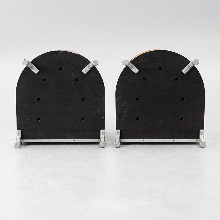 Mats Theselius, fåtöljer, ett par, "Aluminiumfåtölj", Källemo, Värnamo, efter 1990.