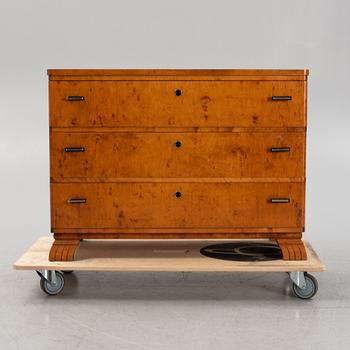 A chest of drawers, 1930's.