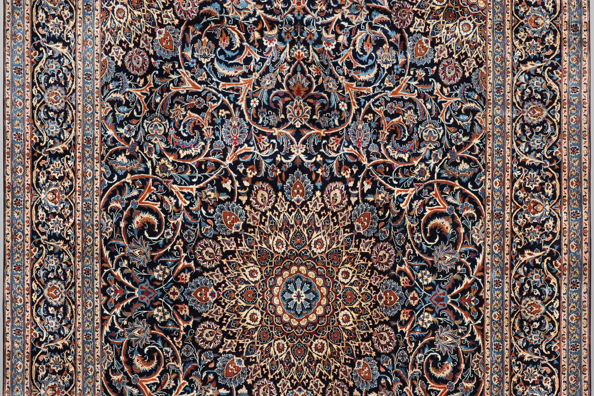 A carpet, Kashmar, c. 420 x 293 cm.