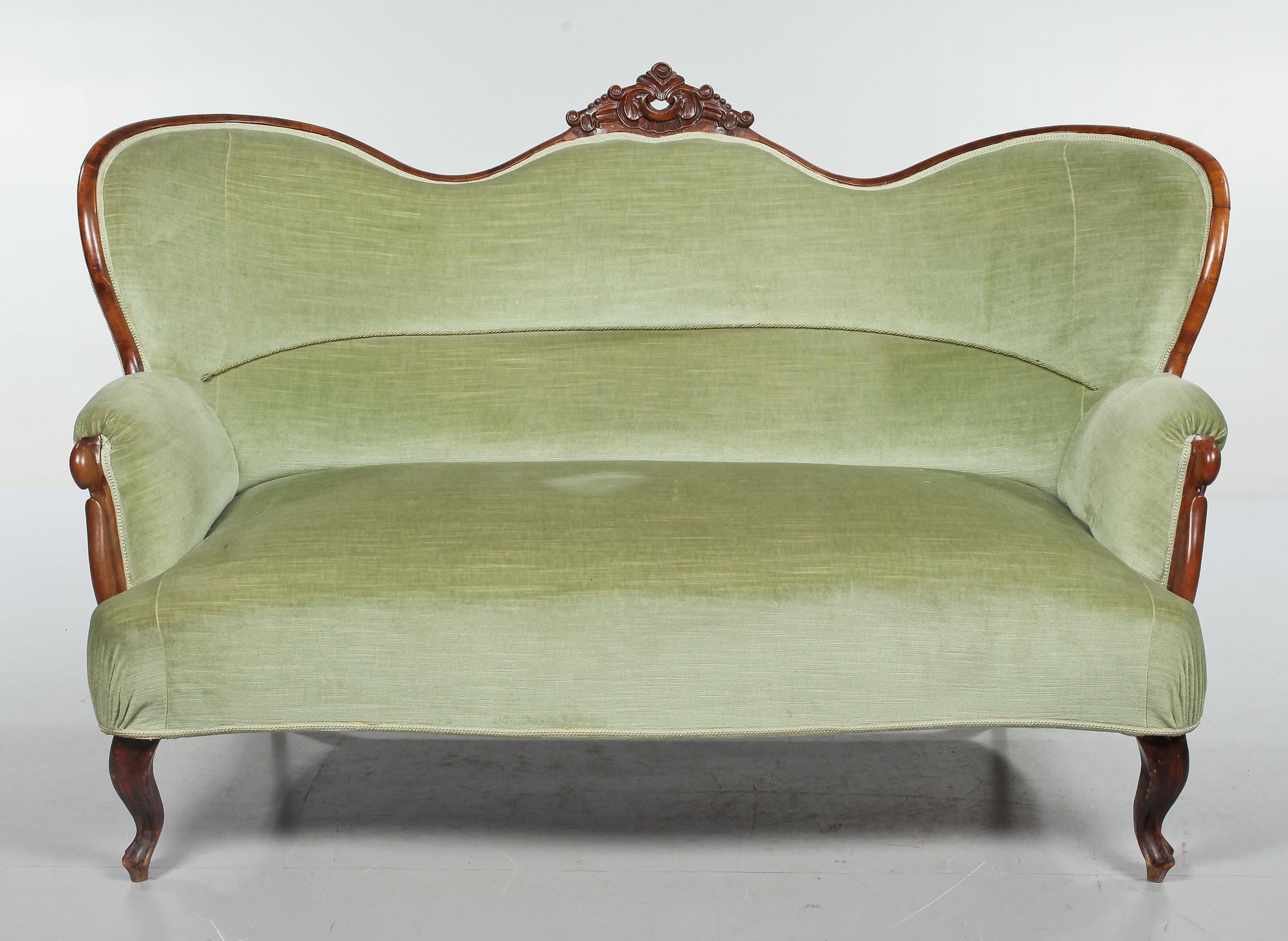 SOFFA, nyrokoko, 1800-talets andra hälft.