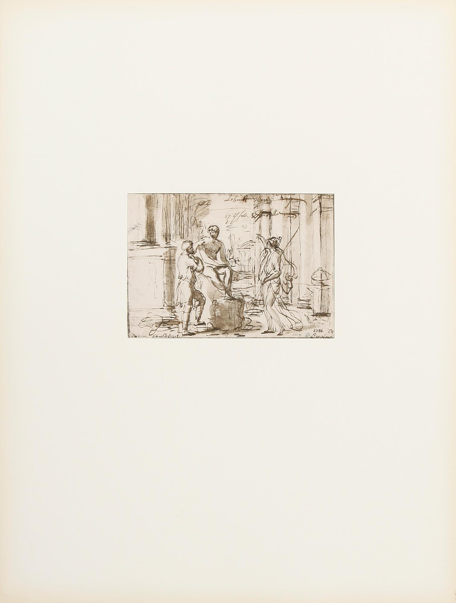 MAPP med 18 reproduktioner av Nicolas Poussin, utgiven av John Kroon. Nr 180/400.