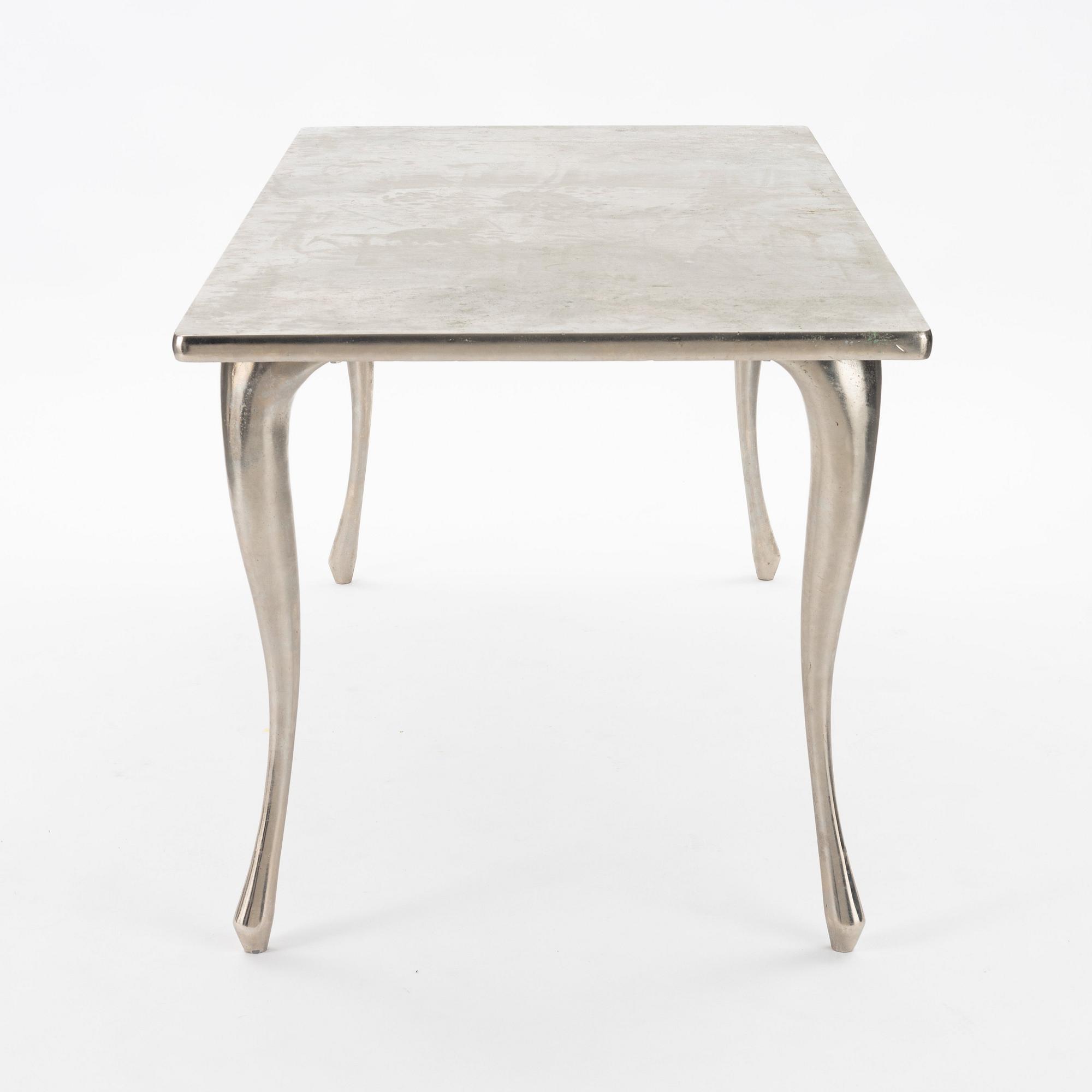 Fredrik Wretman, bord, del av installationen "And so it goes", ed. 14, Källemo, efter 1992.