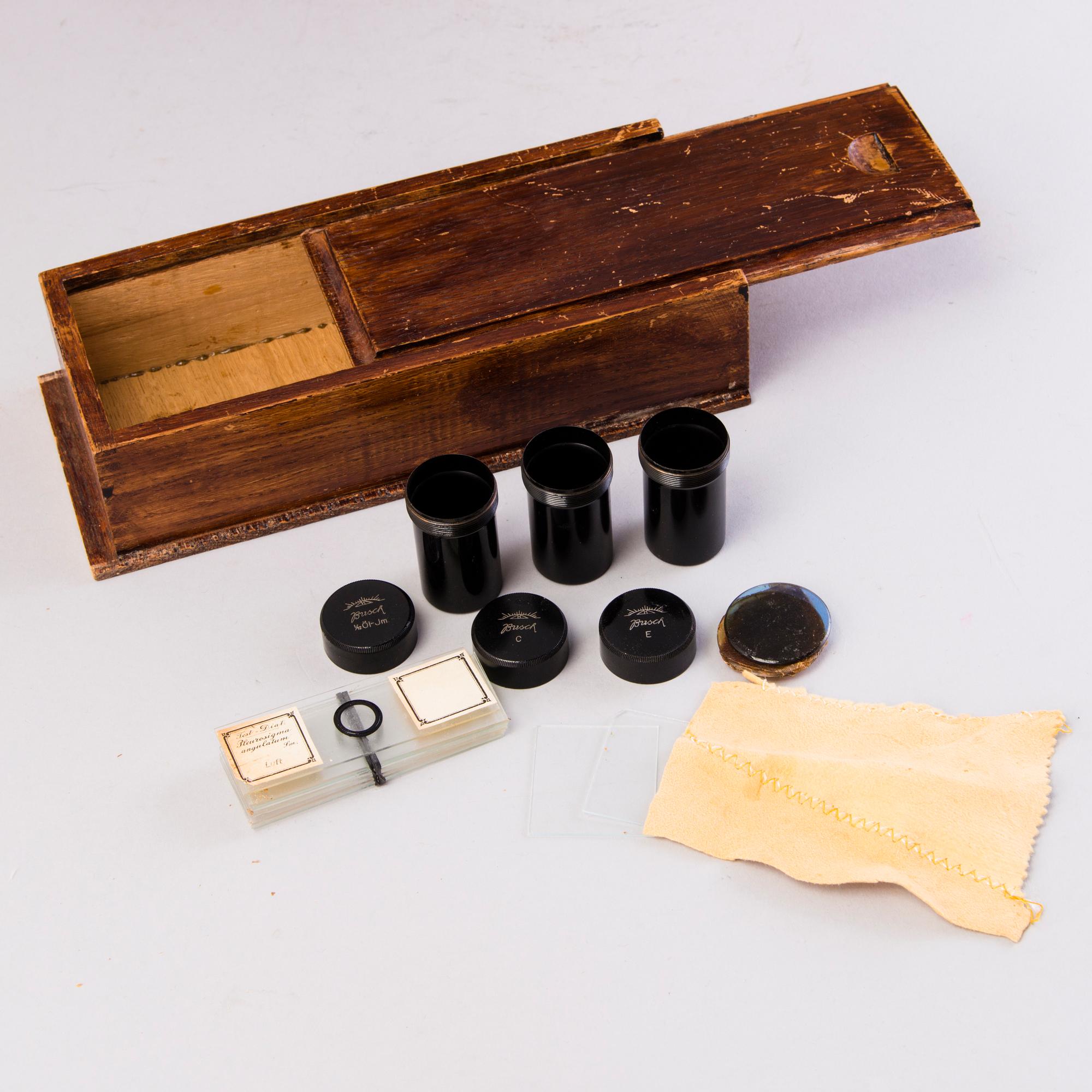 A Busch microscope Rathenov Germany first half of 20th century.