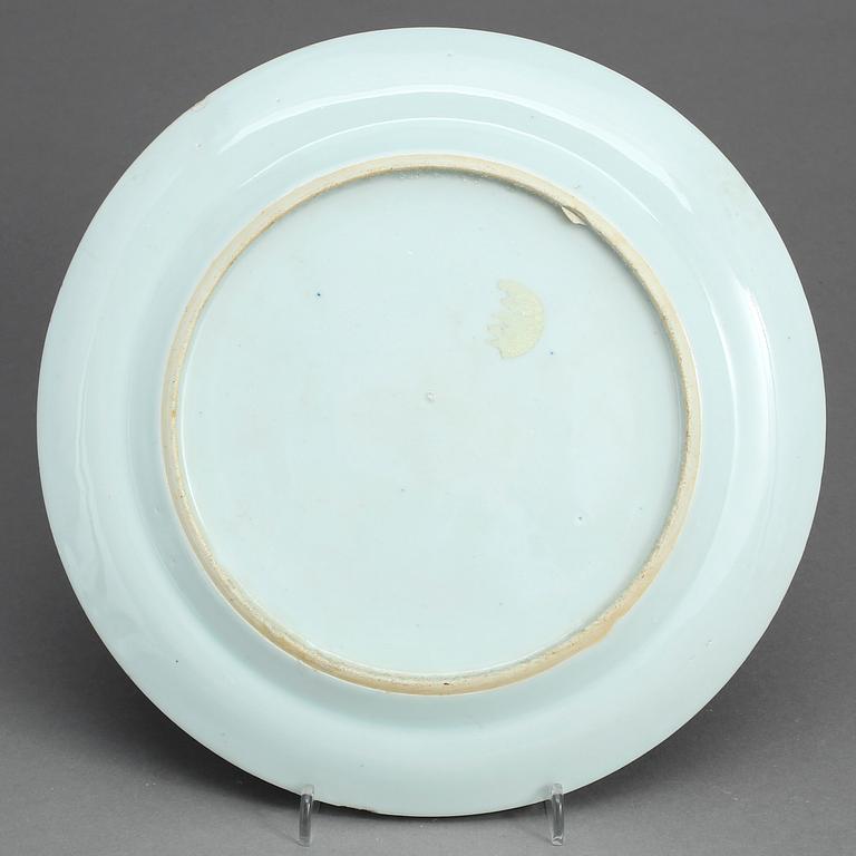 TALLRIK, porslin, Kina, Kangxi, 1700-tal.