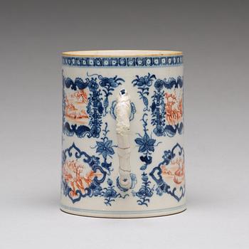 MUGG, kompaniporslin. Qingdynastin, Qianlong (1736-95).