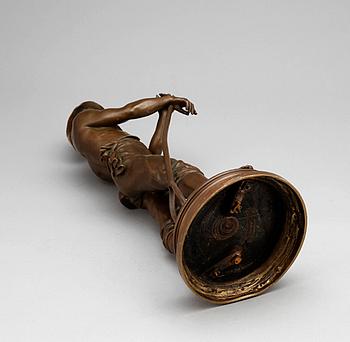 CHARLES OCTAVE LEVY, brons, sign samt med gjutarstämpel.